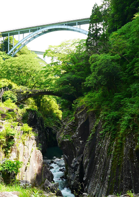 高千穂峡 三段橋